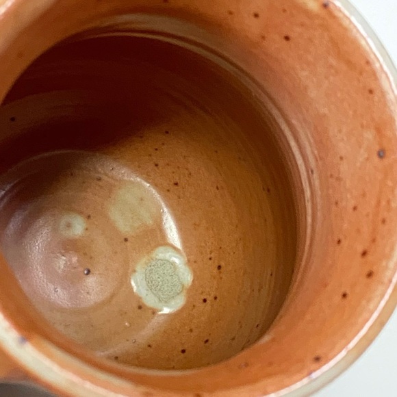 Coral Glaze Studio Pottery Stoneware Coffee Mug - Picture 8 of 10